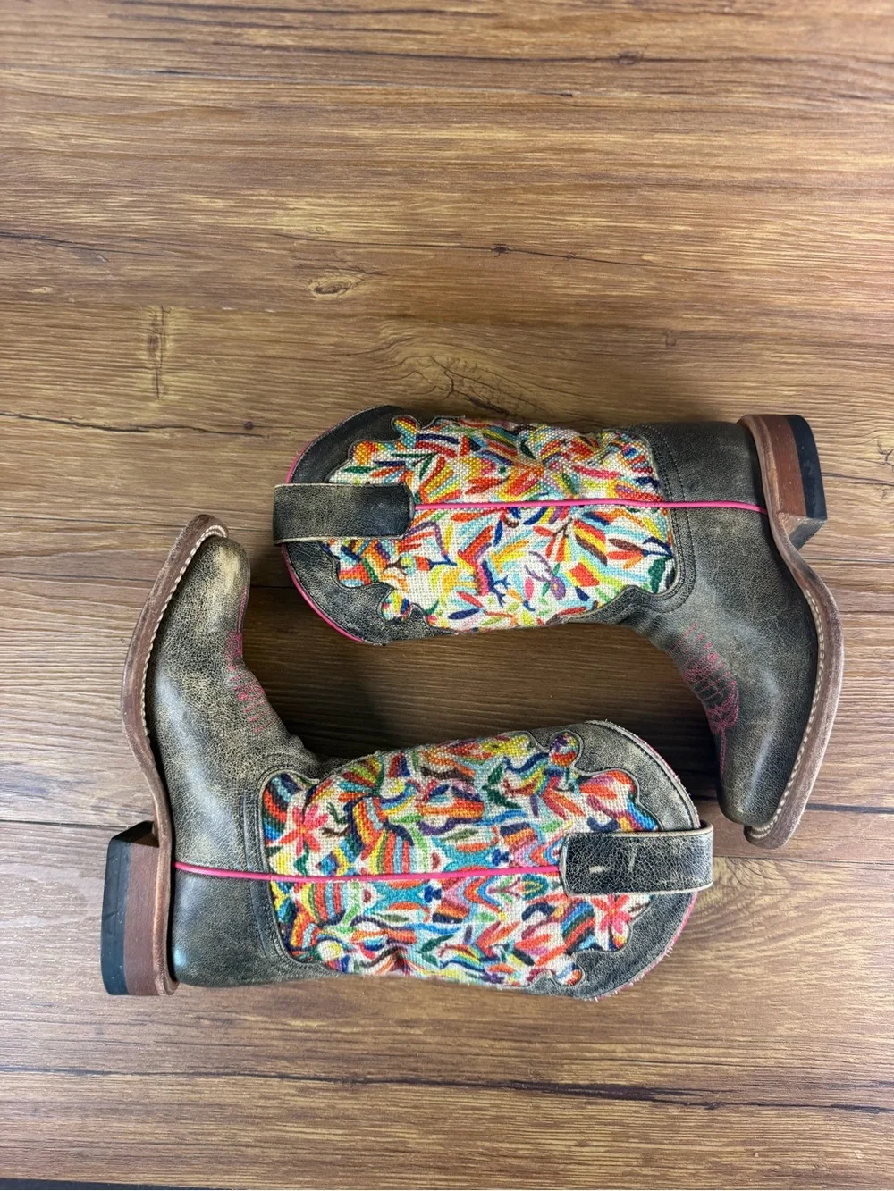 Macie Bean Cowgirl Boots Size 11C Kids Leather Shoes